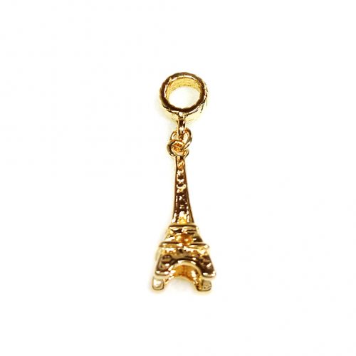 Berloque Folheado Ouro 18k Torre Eiffel