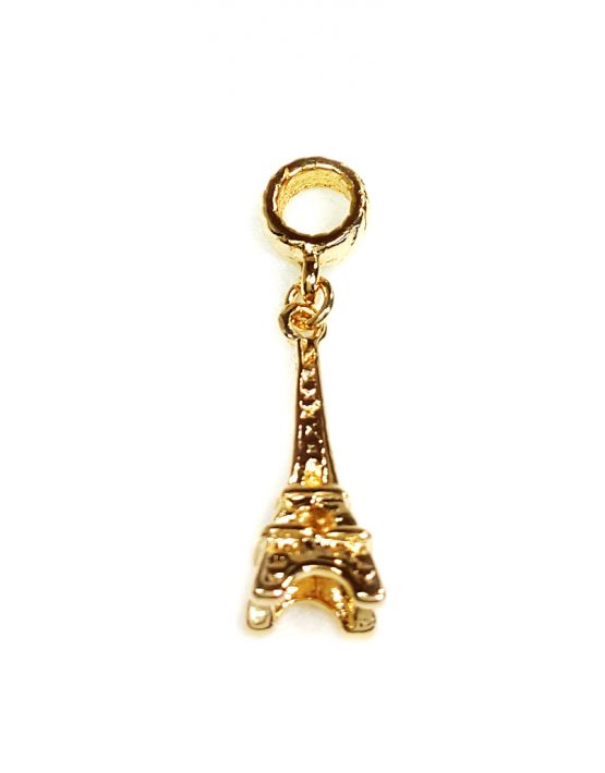 Berloque Folheado Ouro 18k Torre Eiffel