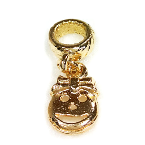 Berloque Folheado Ouro 18k Menina