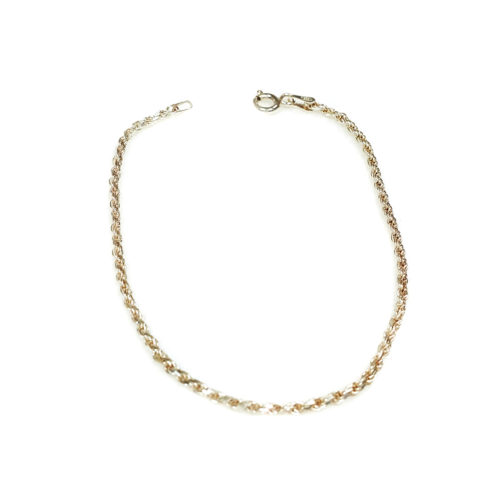 Pulseira Folheada Prata 925 malha torcida