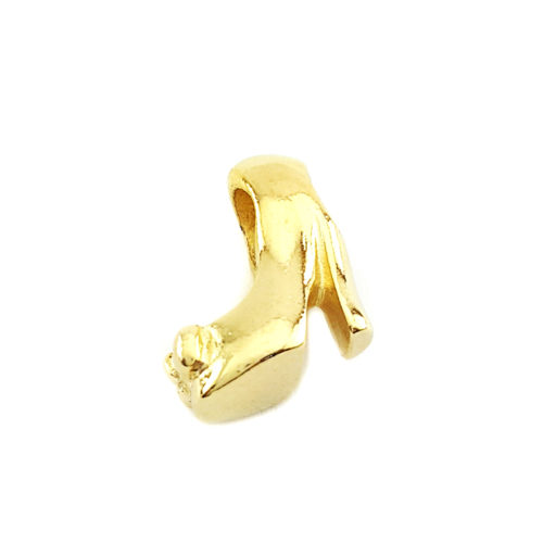 Berloque Folheado Ouro 18k Sapato Salto