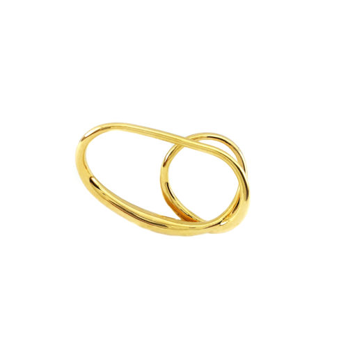 Anel Folheado Ouro 18k Maison Margiela Inspired