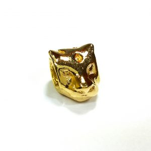 Berloque Folheado Ouro 18k Tigre