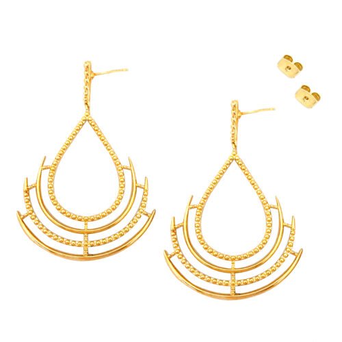 Brinco folheado ouro 18K Vivara Inspired